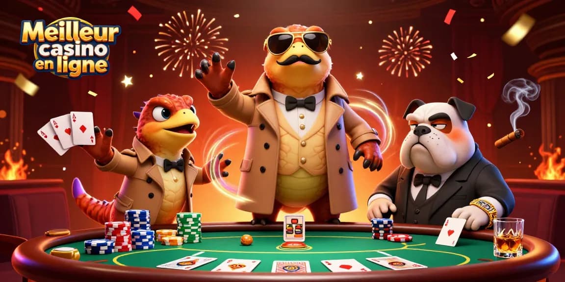 Experience the thrill at Meilleur casino en ligne with raptors in disguise entering a VIP lounge.