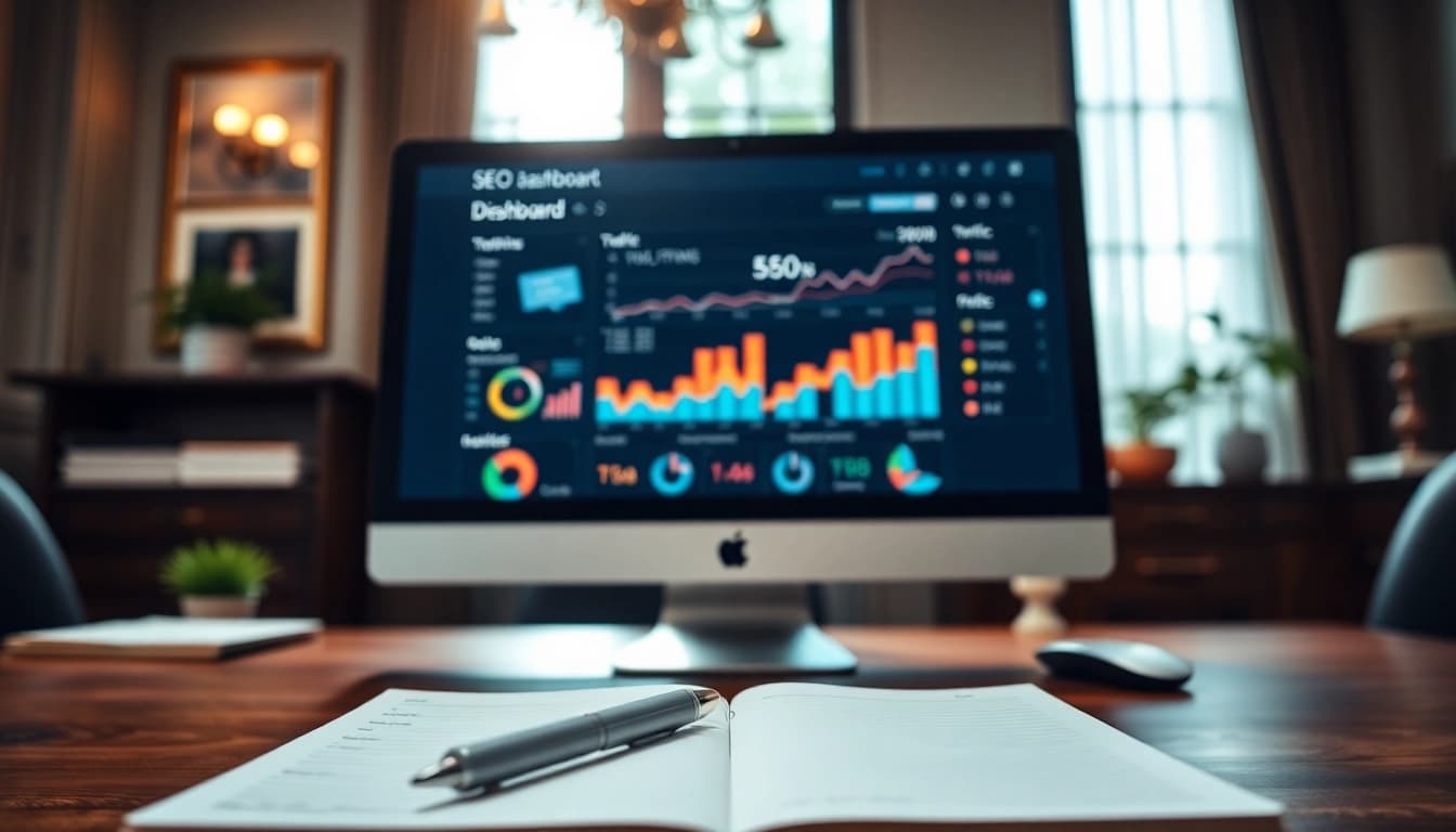 Analyze a website with built-in SEO dashboard showcasing key SEO metrics.