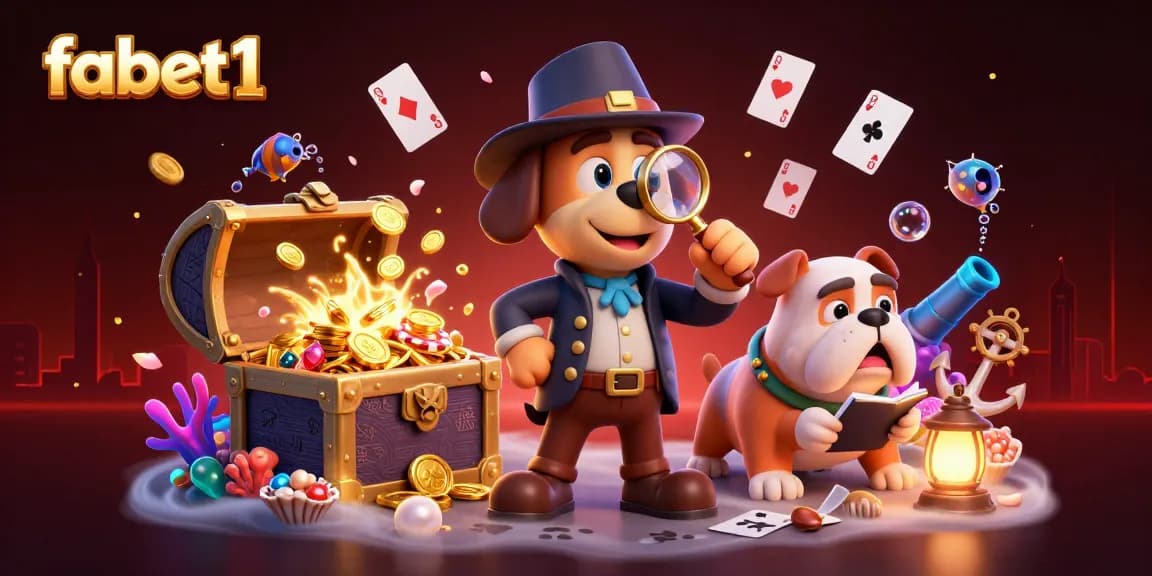 Experience fabet1's adventures with the detective and bulldog as they explore treasure clues.