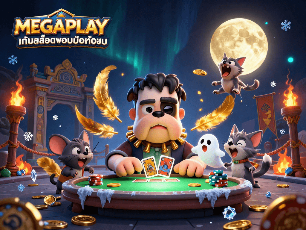 เล่น MEGAPLAY เกมสล็อตบนมือถือ กับการ์ตูนแฟรงเกนสไตน์สุดน่ารักที่แจกไพ่ในภาพลักษณ์ที่มีเสน่ห์