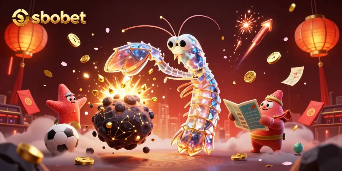 Experience sbobet sports betting excitement with dynamic characters and vibrant casino elements.
