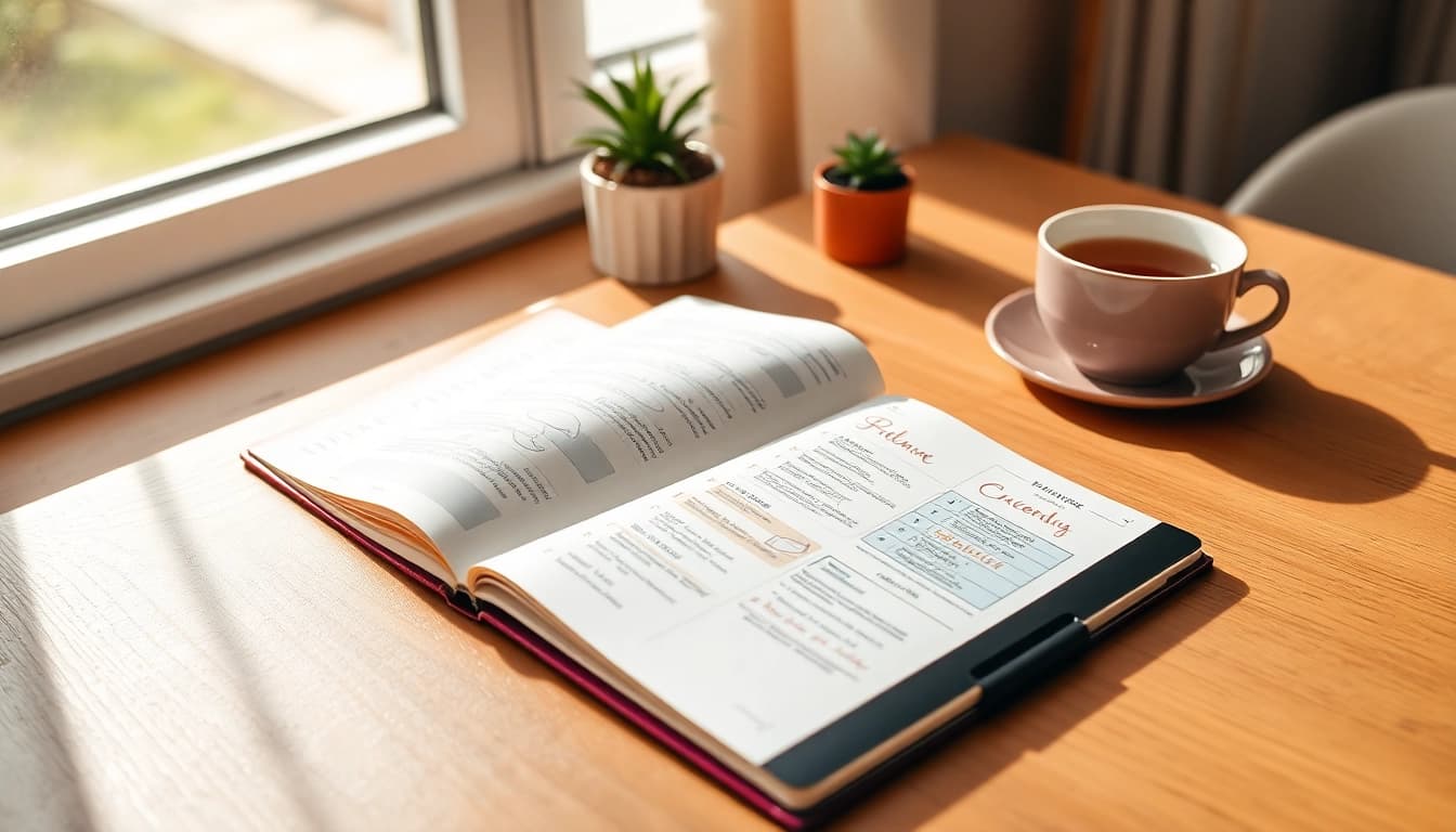 Use Planners for Kindle Scribe to enhance digital productivity in a serene home office.