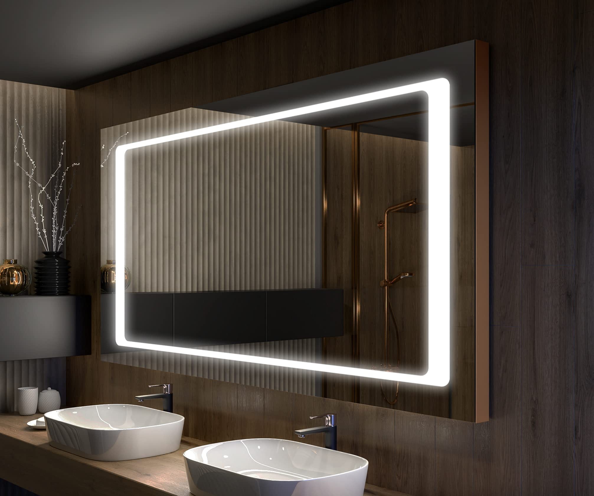 LED Bathroom Mirror Options for Bright Contemporary Homes