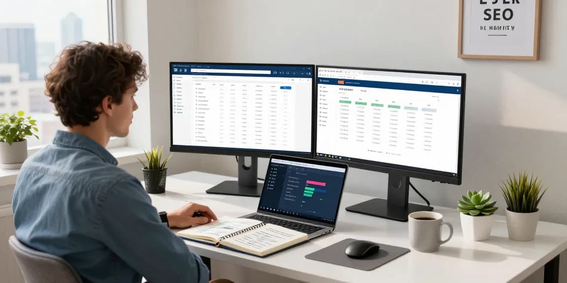 PBN links monthly package analysis in a digital marketing workspace with analytics and SEO tools.