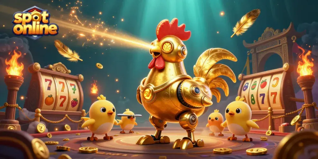 Experience thrilling slot online gameplay with vibrant 3D characters and dynamic casino action.
