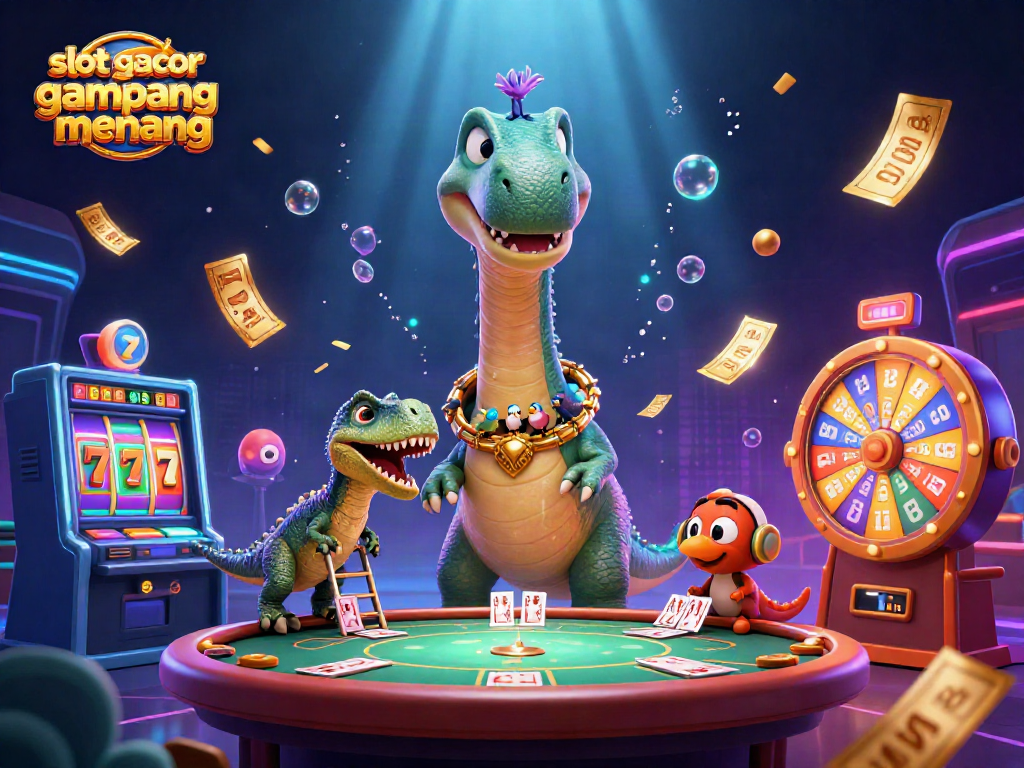 Enjoy the vibrant slot gacor gampang menang scene with unique characters and exciting gaming elements