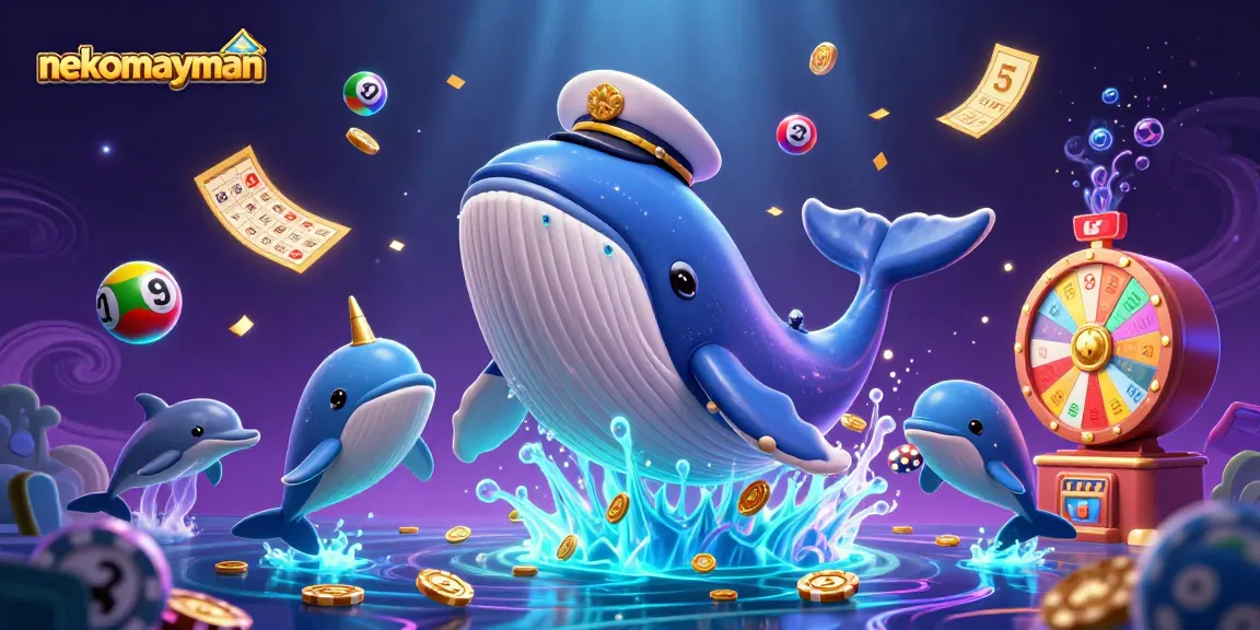 Experience thrilling gameplay with nekomayman, showcasing a vibrant scene filled with slots and excitement.