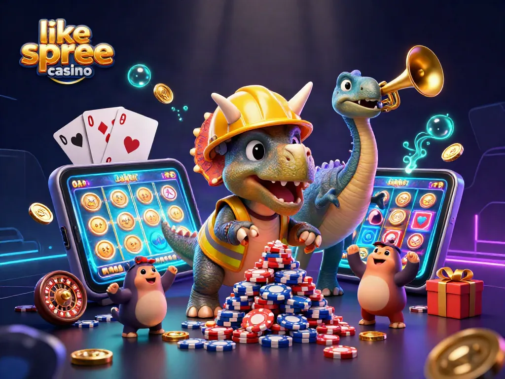 Experience thrilling gaming action like Spree Casino with vibrant slot games and excitement