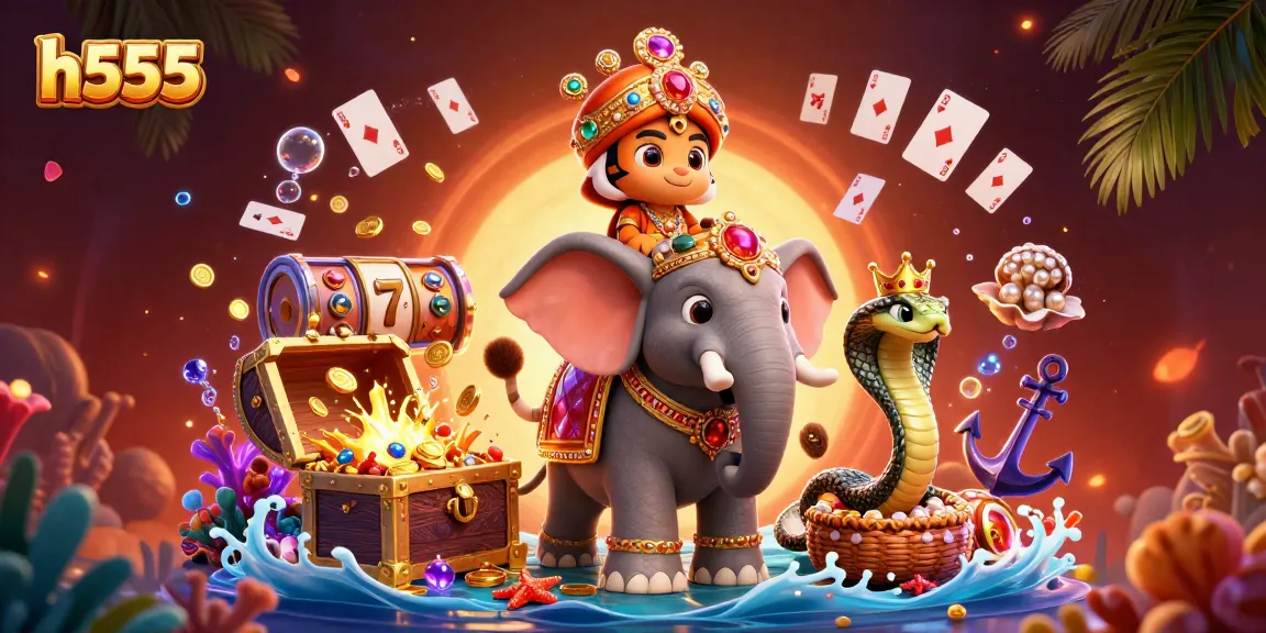 Discover h555's thrilling features as the maharaja tiger leads a vibrant casino adventure.