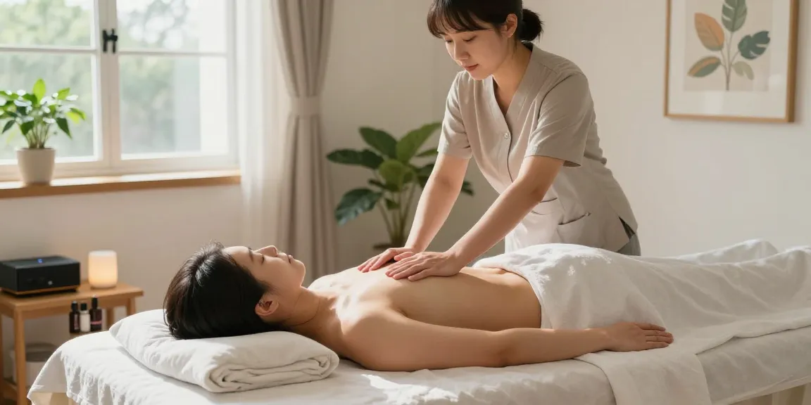 Experience 하남출장마사지 in a tranquil home setting with soothing atmosphere and professional care.