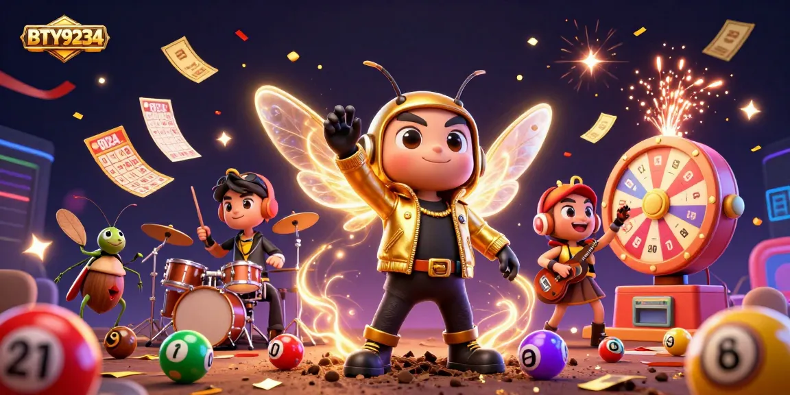 Experience the BTY9234 buzz with an energetic lottery-themed celebration scene.
