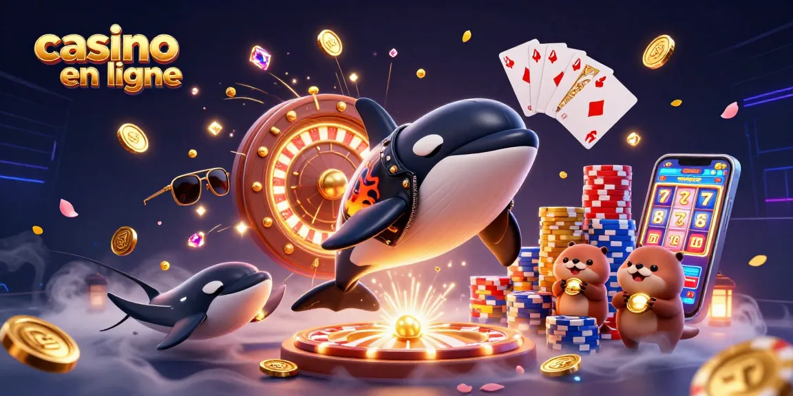 Des joueurs s'amusent sur un casino en ligne avec des énigmes et des jackpots brillants.