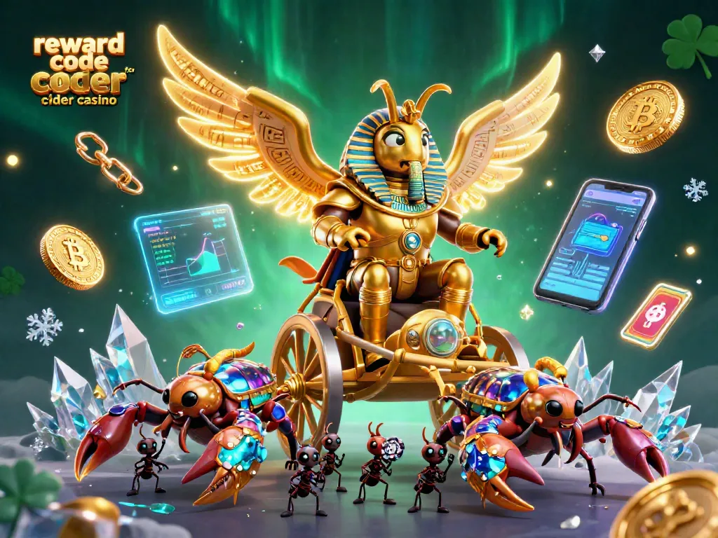 Use the reward code for cider casino to unlock special bonuses in this vibrant casino-themed illustration.