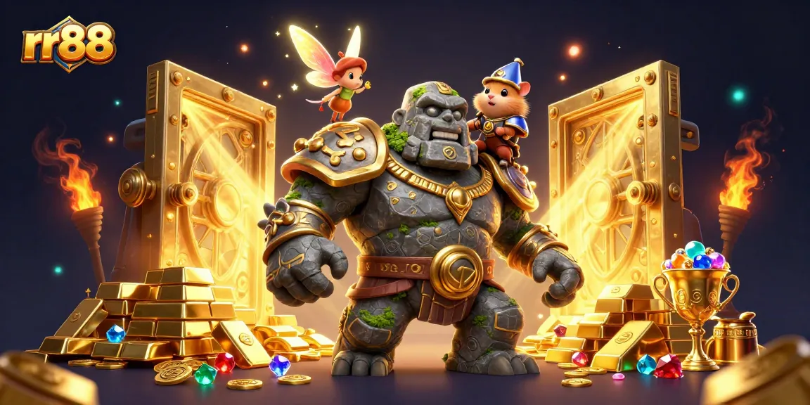 Engage with thrilling slot reels and magic at rr88's vibrant online casino adventure.