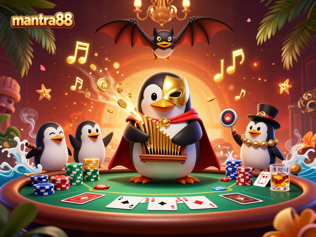 Experience the thrill of mantra88 casino gaming with vibrant characters and action-packed elements.
