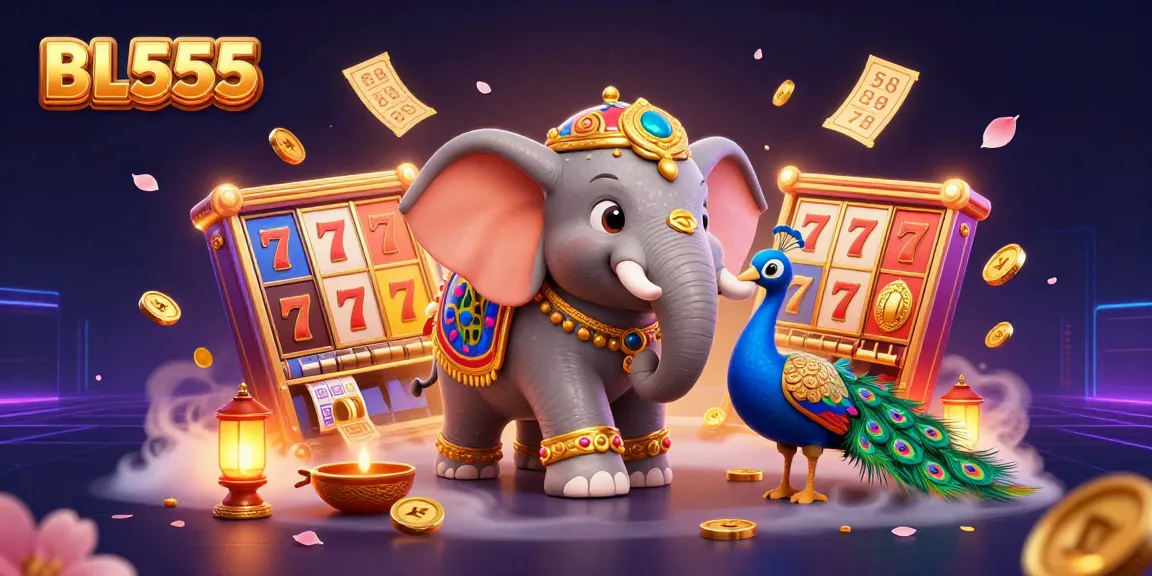 Experience thrilling entertainment at BL555 with dynamic slot reels and captivating creatures.