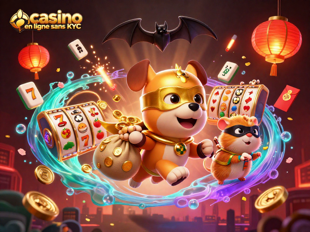 Jouez sur un casino en ligne sans KYC avec des personnages dynamiques et des références de jeux captivantes.