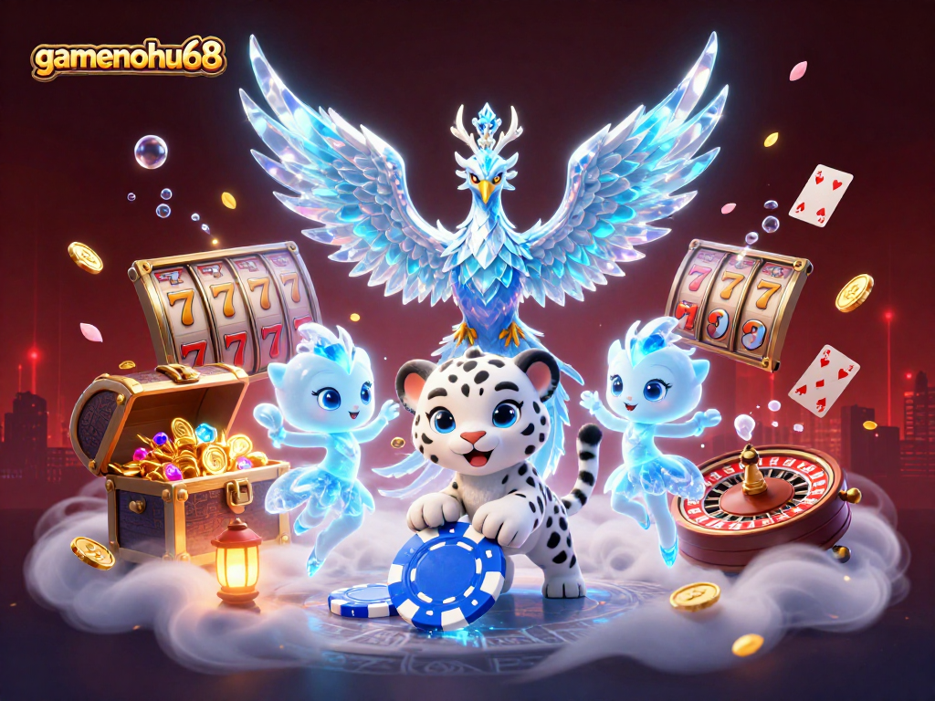Engage with gamenohu68’s thrilling atmosphere, featuring treasures, spinning slots, and dazzling characters.