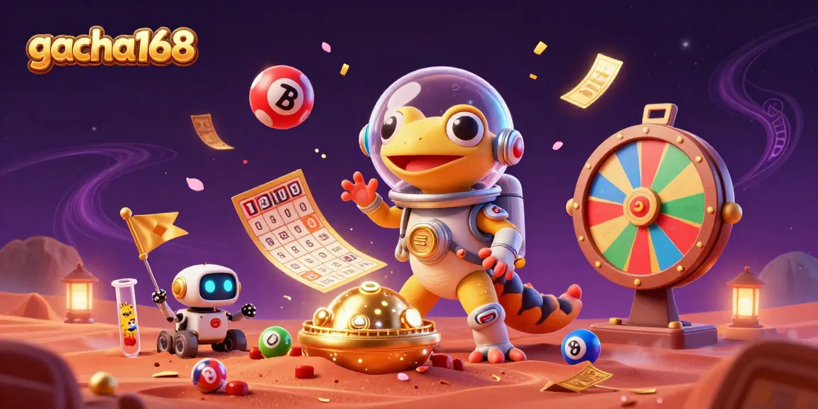 Engage with gacha168 through an exciting 3D Martian casino adventure overflowing with vibrant games.
