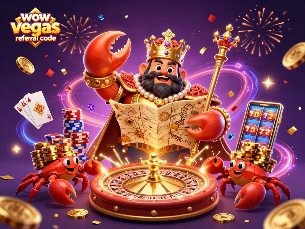 Spin the reels with the WOW Vegas referral code for treasure-filled bonuses!