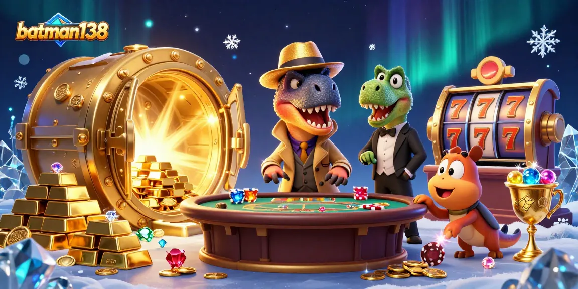 Experience thrilling action at batman138 as a velociraptor card counter attempts to win big!