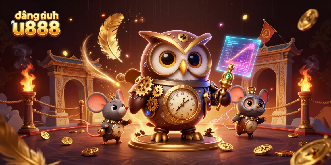 Experience the thrill of đăng nhập u888 in this vibrant 3D casino scene filled with dynamic gaming elements.