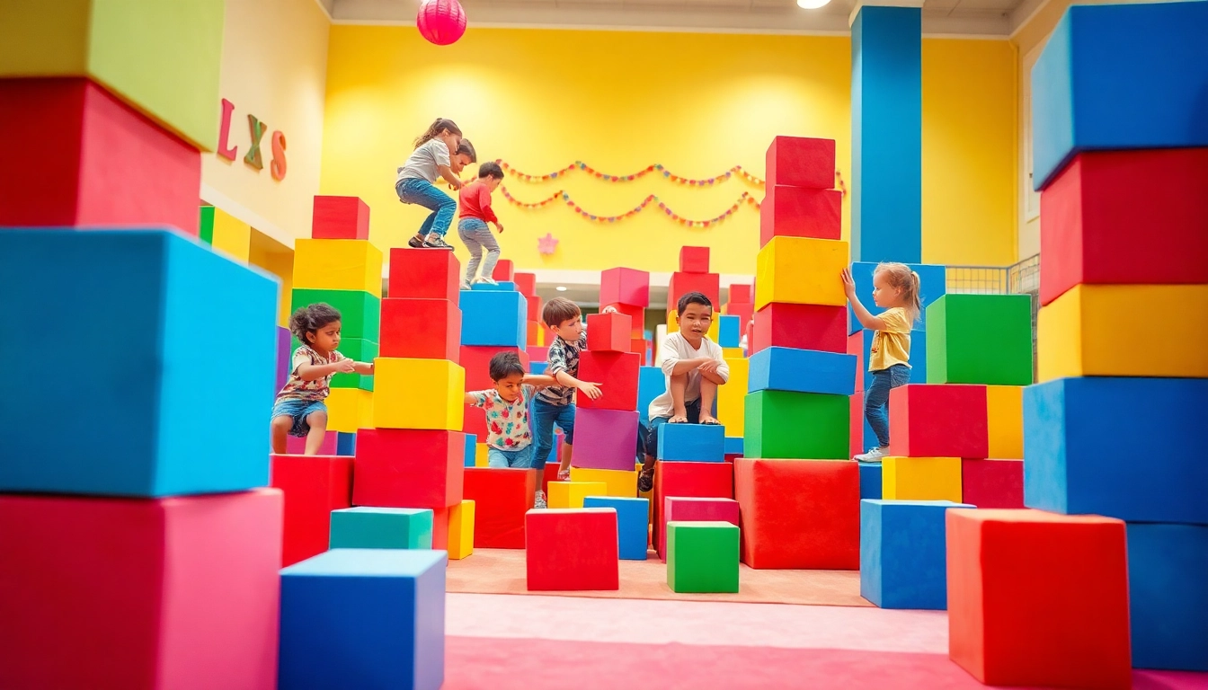 Build giant foam blocks for indoor adventures, encouraging creativity and collaboration.