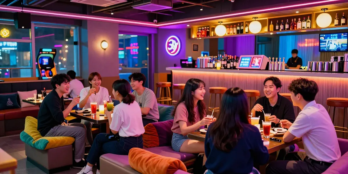 인천쓰리노에서 고객들이 즐겁게 시간을 보내고 있는 모습과 화려한 분위기