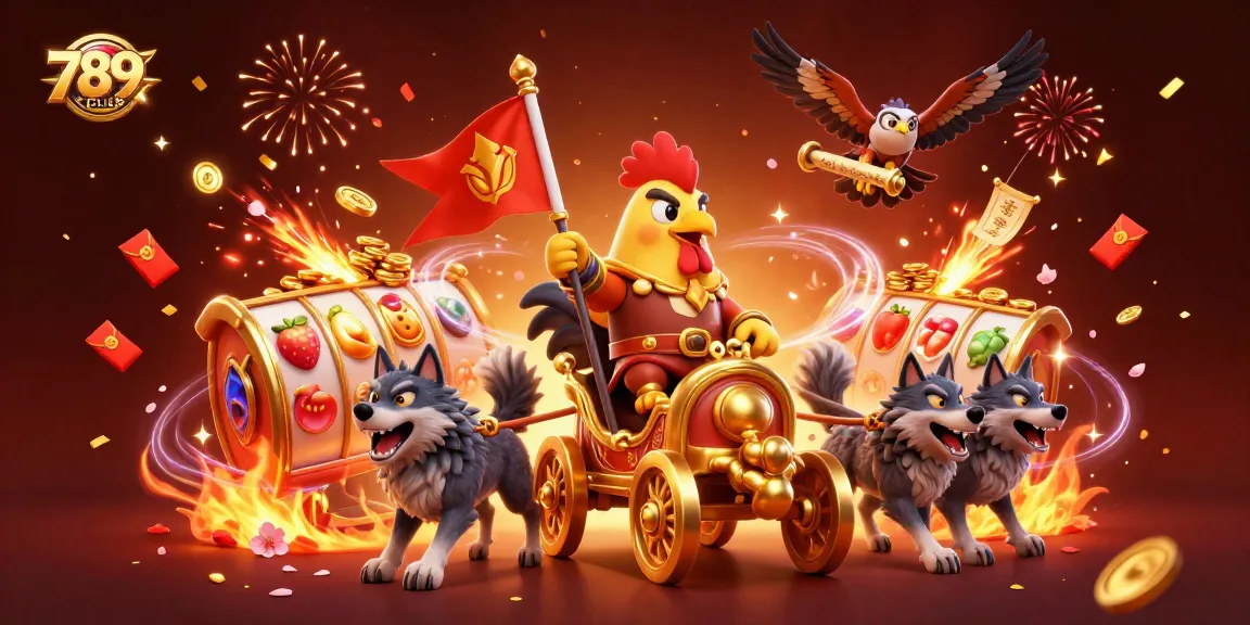 Experience thrilling gameplay at 789CLUB with dynamic 3D slot elements and vibrant decorations.