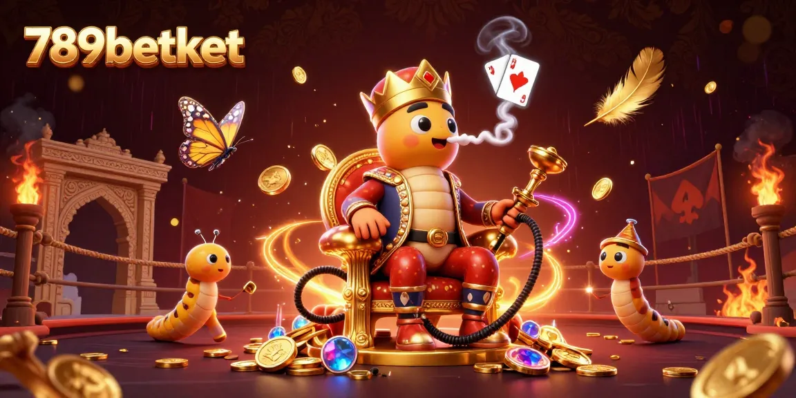Engage with exciting games at 789betket, showcasing vibrant casino elements and dynamic scenes.