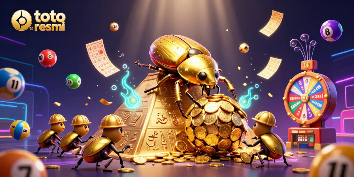 Toto resmi menghadirkan ilustrasi menarik dengan penggulung koin emas dan simbol kasino