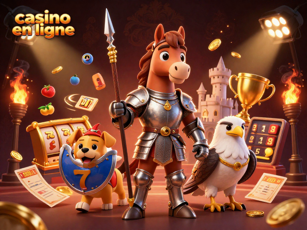 Jouez dans un casino en ligne avec des machines à sous, des jackpots et de l'adrénaline.