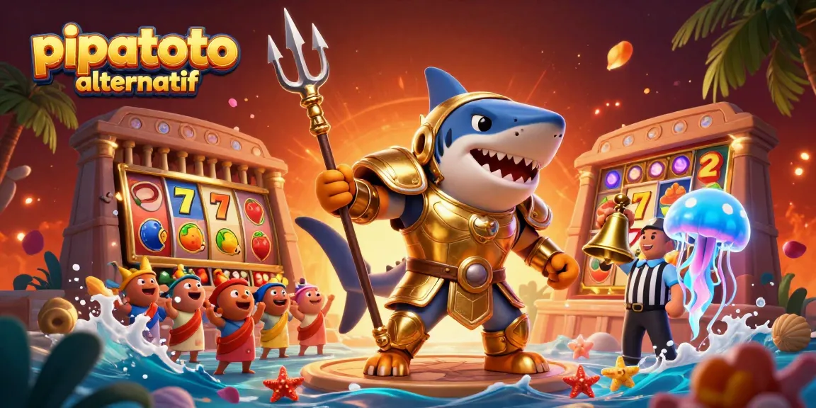 Experience the excitement of pipatoto alternatif as the tiger shark battles in an underwater colosseum with thrilling casino elements.