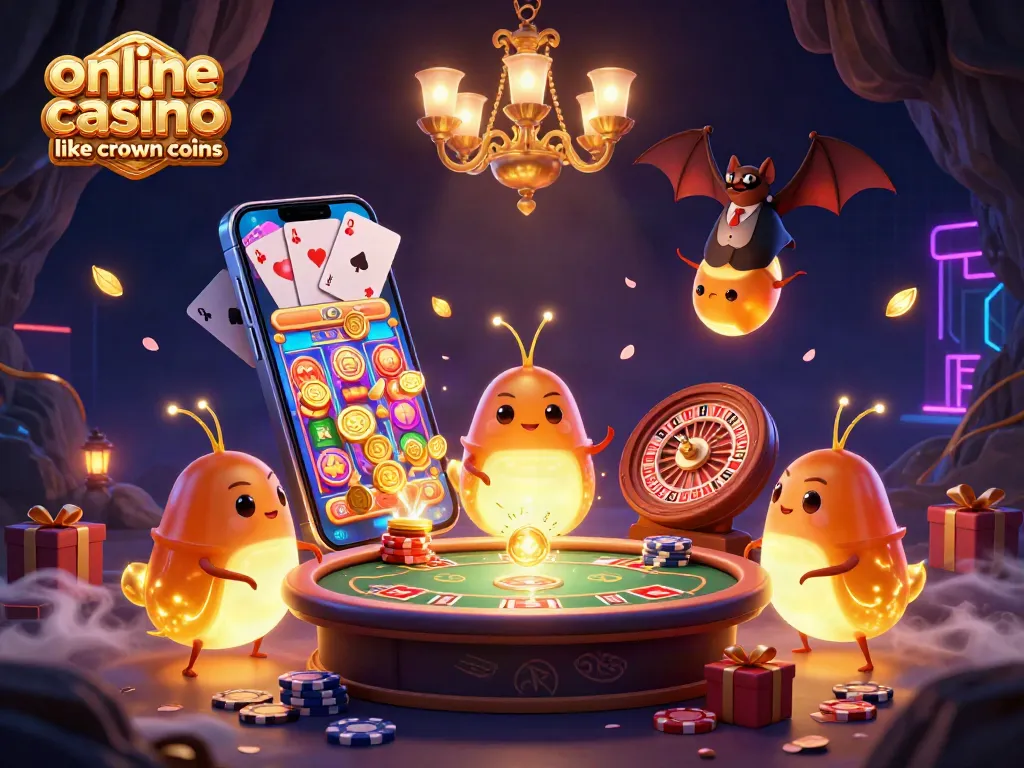 Experience the excitement of an online casino like Crown Coins with interactive games and vibrant visuals.