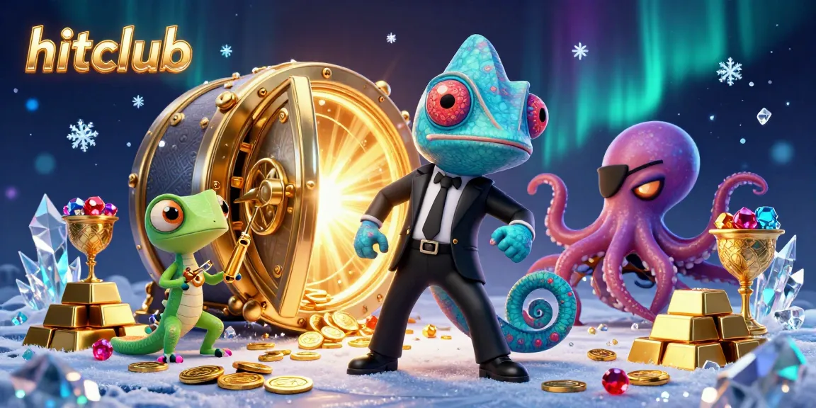 Experience hitclub's vibrant casino world with captivating characters and dazzling treasures.