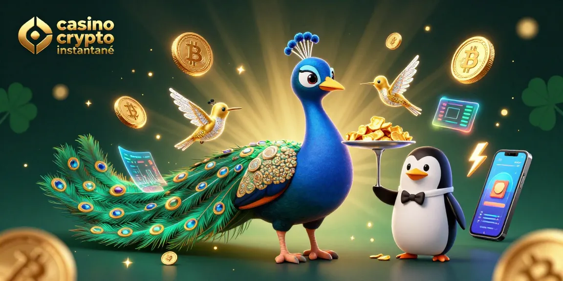 Retirez instantanément vos gains avec le casino crypto retrait instantané, illustrant la rapidité des transactions.