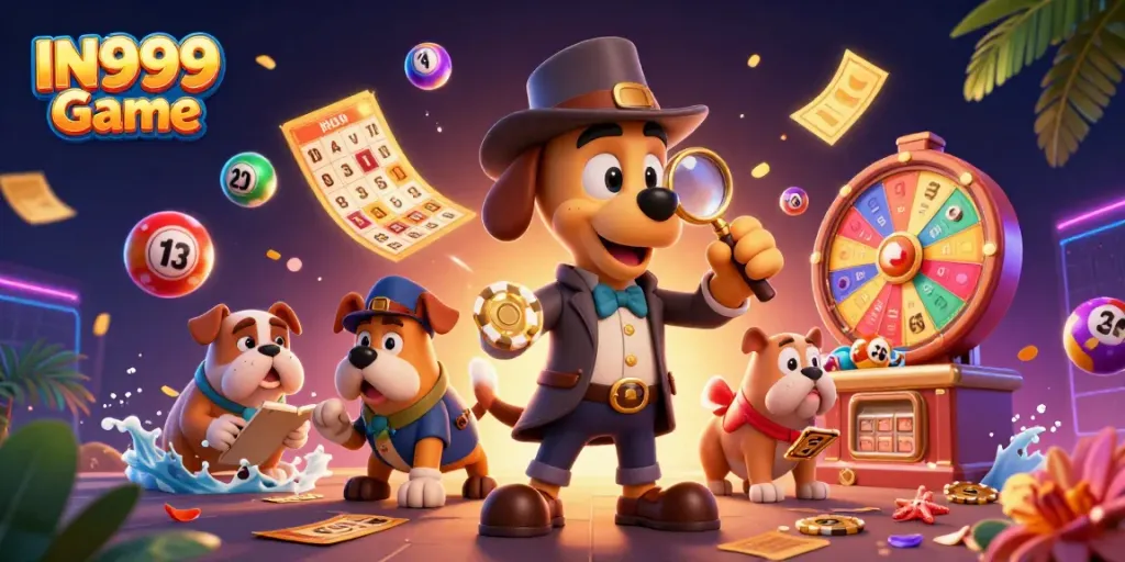 Experience the thrill of the IN999 Game with vibrant colors and dynamic lottery elements