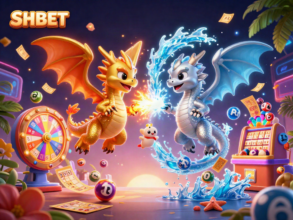 Engage with energetic SHBET gameplay featuring dynamic lottery elements and mystical dragons.