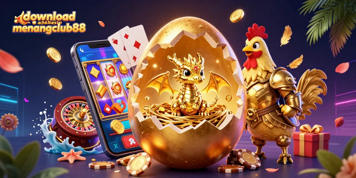 Engage in thrilling gaming action with the download aplikasi menangclub88 showcasing a magical scene of adventure and excitement.