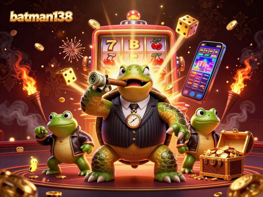 Experience the excitement of batman138 with a jackpot explosion in this vibrant casino scene.