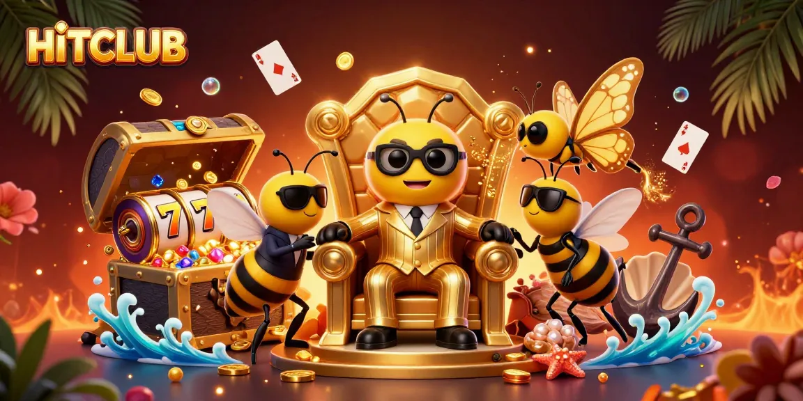 Experience excitement at HITCLUB with a vibrant 3D casino scene showcasing thrilling game elements.