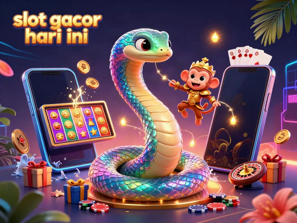 Engage with exciting slot gacor hari ini featuring vibrant 3D characters and dynamic casino elements.