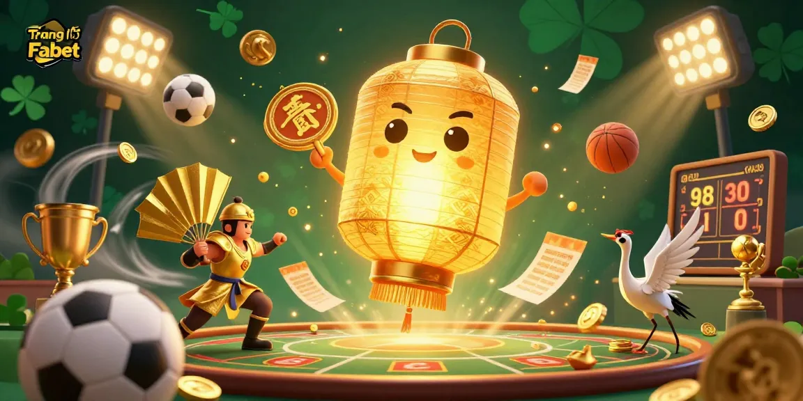 Engage with Trang chủ Fabet through a vibrant sports betting casino illustration showcasing dynamic elements.