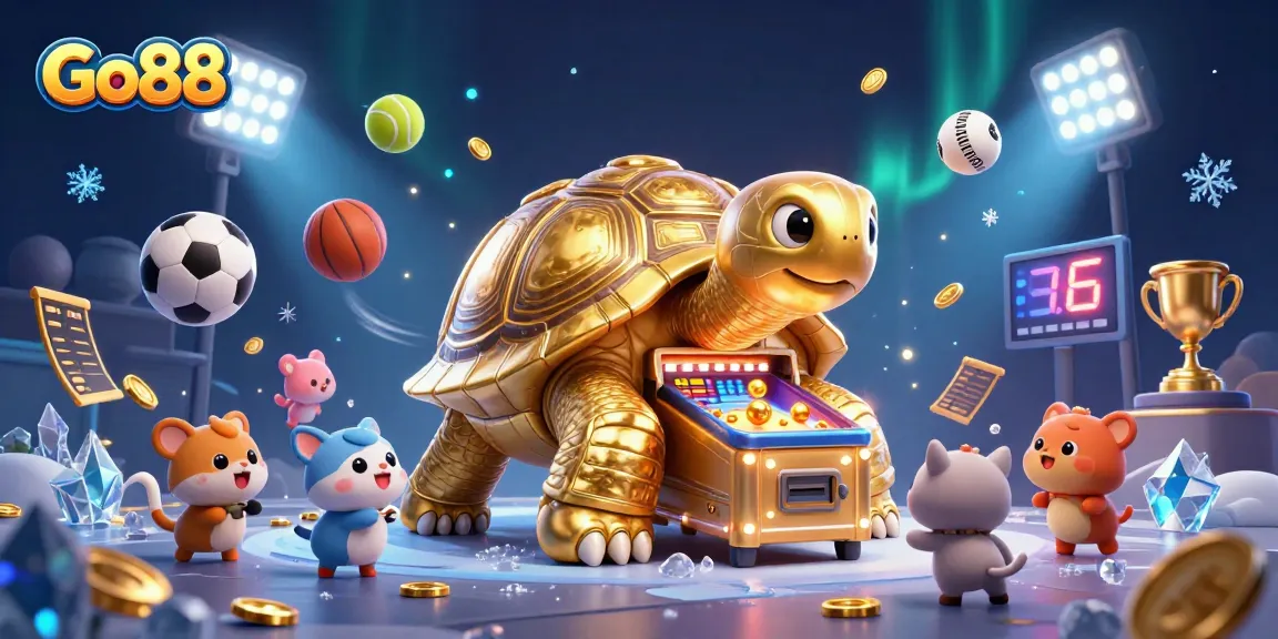 Experience the excitement of Go88 with thrilling games and vibrant action in a captivating illustration.