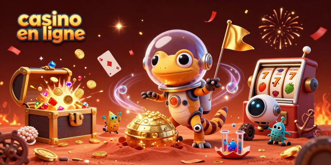 Gagnez au casino en ligne avec une illustration 3D immersive montrant une découverte incroyable.