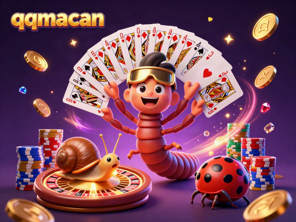 Experience thrilling moments with qqmacan as cartoon characters embody the excitement of casino gameplay.